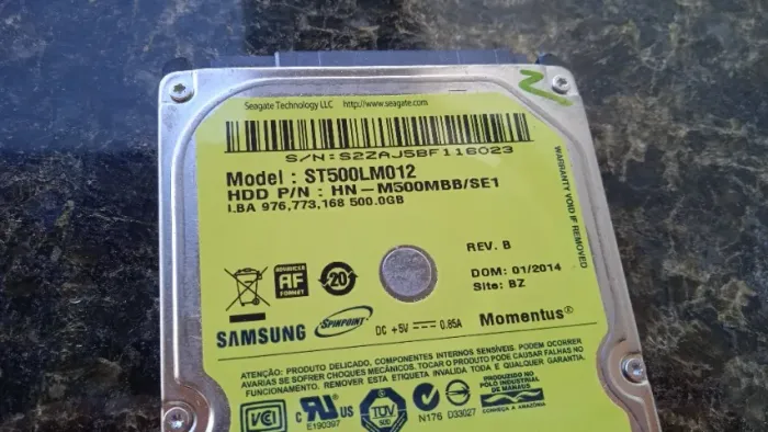 HD Samsung 500GB (Notebook)