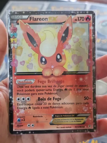 Carta Pokémon: Flareon Ex
