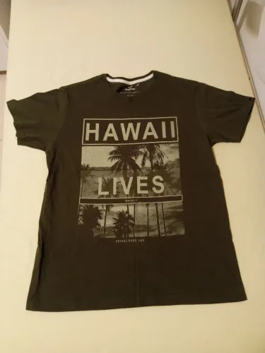 Camiseta masculina de alta qualidade de marca Mahalo [SEMI-NOVA]