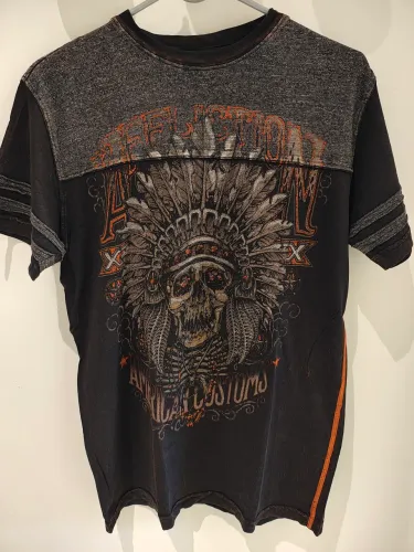 Affliction/Throwdown/Crank Combo com 3 camisetas