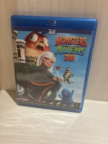 Blu-ray 3D Monstros vs Alienígenas Promo Samsung Original DreamWorks