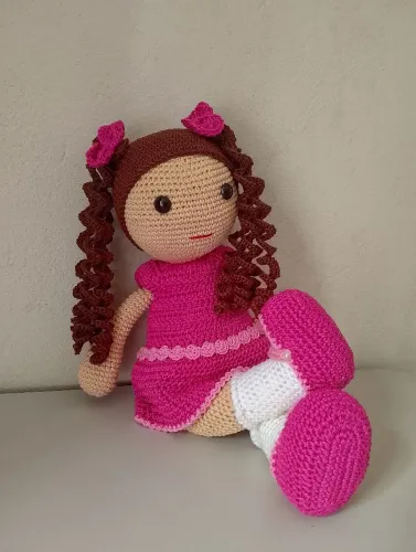 Boneca amigurumi 