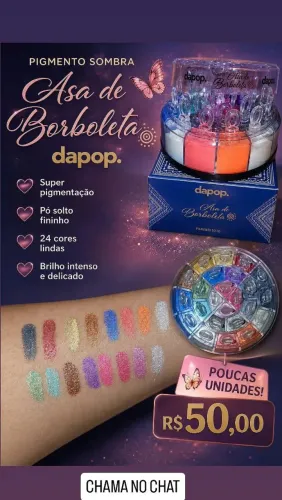 Sombra Asa de Borboleta Dapop