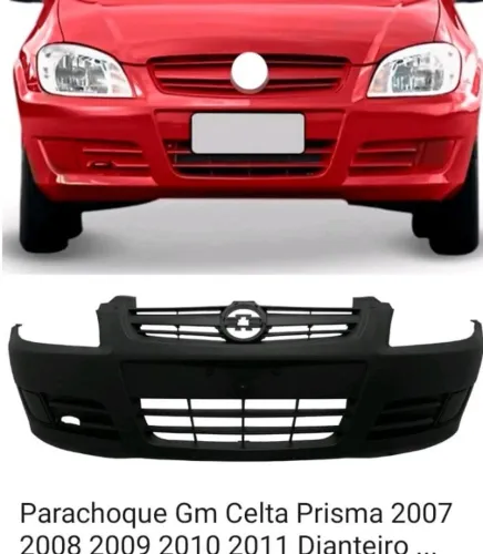 PARACHQUE CELTA PRISMA 2007 A 2011 PEÇA NOVA OBS: POSSO PINTA E ESTALA 