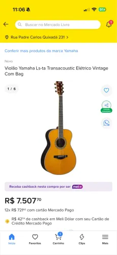 Violão Yamaha FSTA + Case Mono 