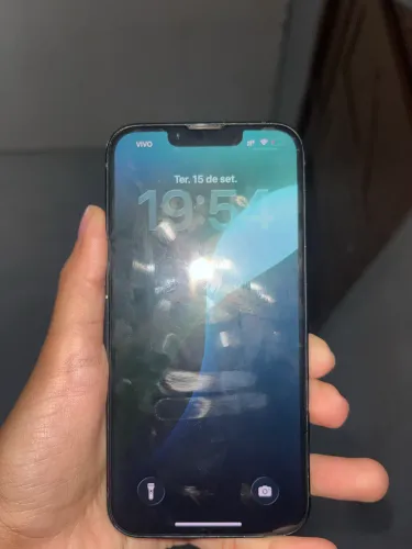 IPHONE 13- preto azulado 128gb