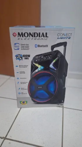 Vendo som mondial 400w na caixa