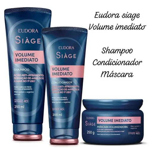 Kit Shampoo, Condicionador e Máscara (Valor de cada kit na descrição)