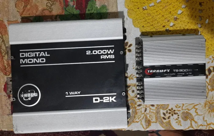 KIT MÓDULO TARAMPS TS 300x4 (Mono) + BOOG D-2K 2.000W RMS (Stereo)<br>