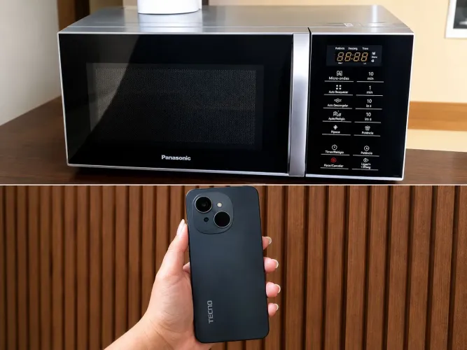Vendo microondas e um tecno