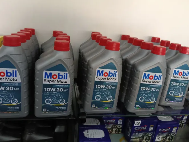 Óleo Mobil 10w30MX para motos