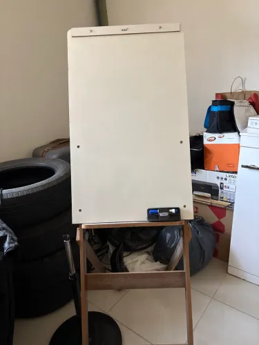 Flip Chart - Quadro branco + para folhas 