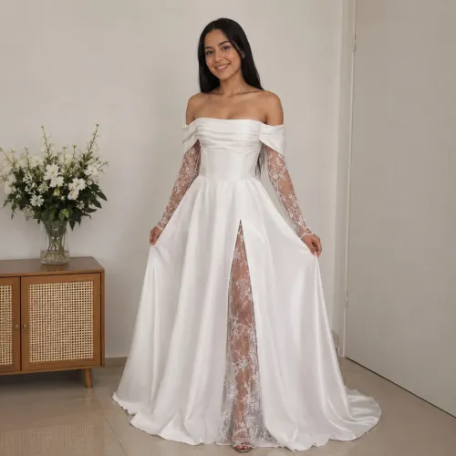 VESTIDO NOIVA CIVIL (nunca usado)
