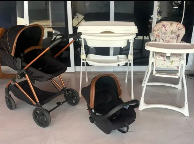 Kit carinho, bebê conforto, cadeira alimentação, banheira 
