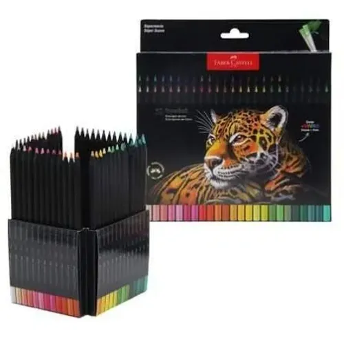 50 Lápis de Cor Faber-Castell SuperSoft 50 Cores