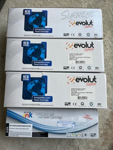 Kit 4 cartuchos de laser toner cartridge