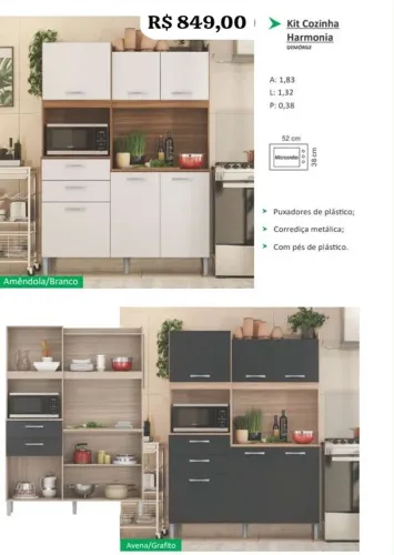 Armário de cozinha Harmonia