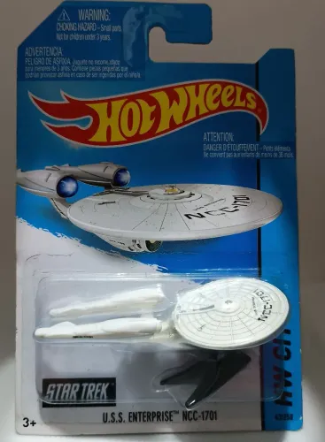Lote Hot Wheels Raro: Star Trek (Enterprise + Vengeance) e Star Wars