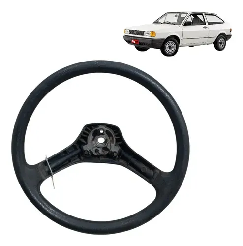 Volante Direção Volkswagen Gol Bx Fusca Itamar 1981 1985 Preto