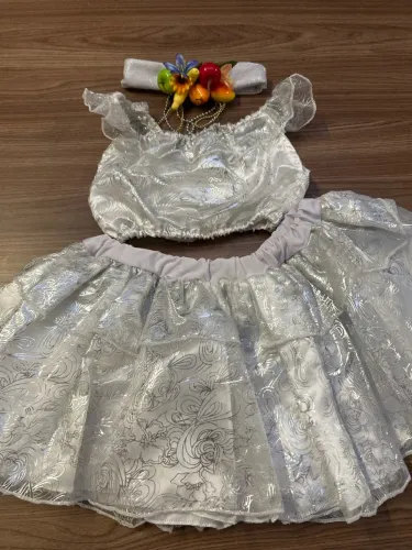 Fantasia de Carnaval Baiana Infantil 7 anos