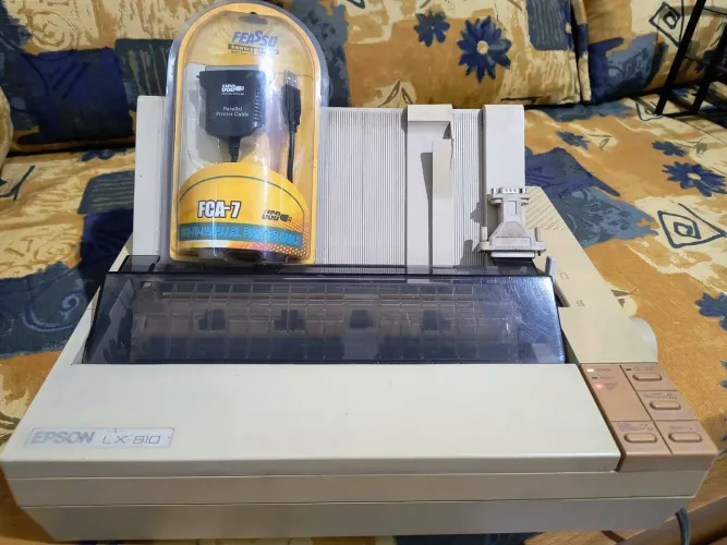 Impressora Epson LX-300 funcionando | Ideal para formulário contínuo NF e tatuagem