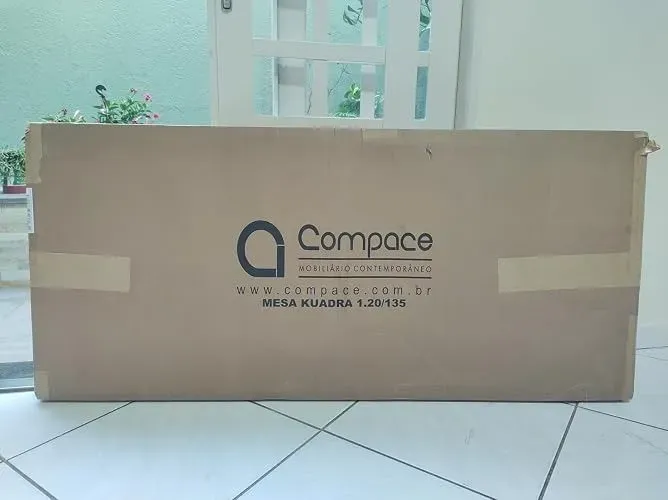 Mesa de escritório office estilo ind. Kuadra Carvalho