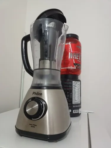 Liquidificador, Inox Filter, 2,4L, Preto, 110V, Philco