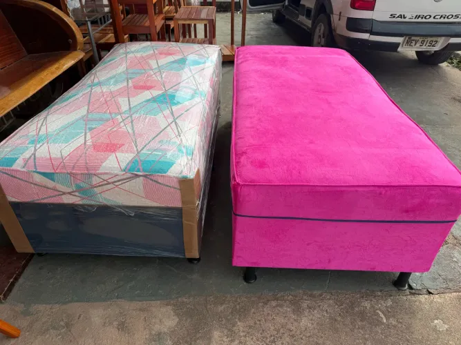Cama solteiro espuma nova