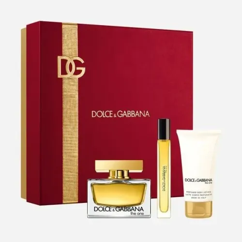Kit Dolce&Gabbana The One edp 75 ml + travel spray 10 ml e loção 50 ml