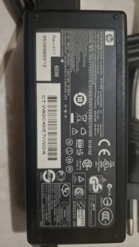 Fonte Carregador Original HP 18.5V 3.5A 65W (PPP009L) - Pino Grosso