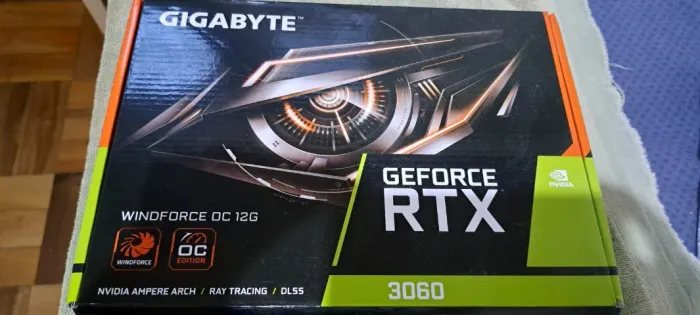 Placa de vídeo RTX 3060 OC 12Gb RAM / R$1550,00 