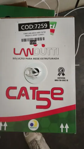 Caixa de cabo cat5e