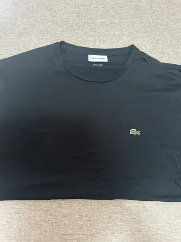Lacoste Original 3XL Camiseta Básica Premium Preta