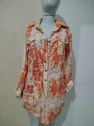 Camisa chemise feminina tricomix