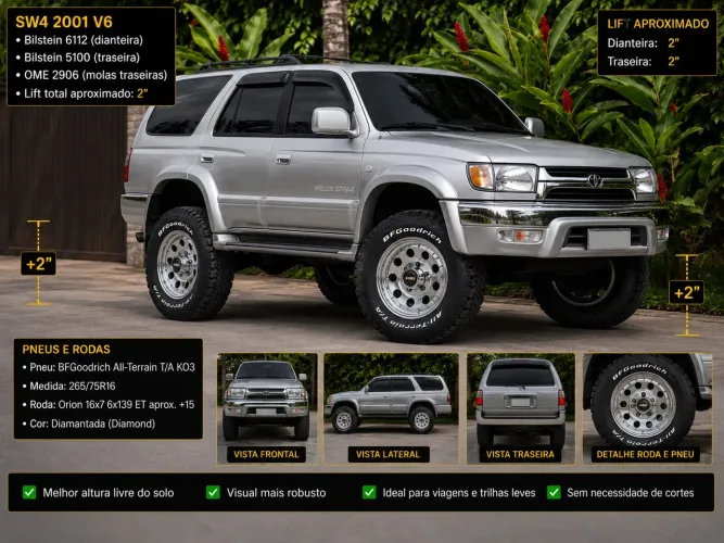 Toyota Hilux SW4 3.4 V6 2001