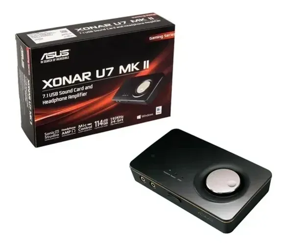 Placa de som externa asus xonar u7 mk ll