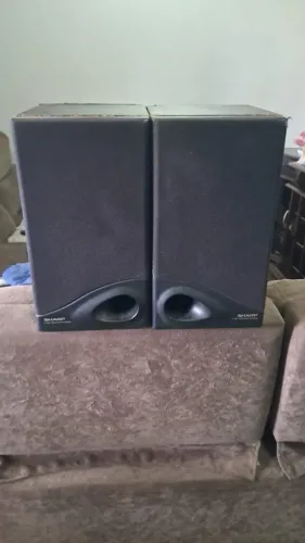 Vendo par de Caixas de Som do Mini System Sharp R$ 100,00