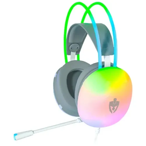 Headset Gamer Evolut Lumini Branco, RGB, EG309