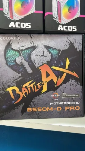 ? Placa-Mãe Colorful Battle-AX B550M-D PRO - Nova na Caixa ?