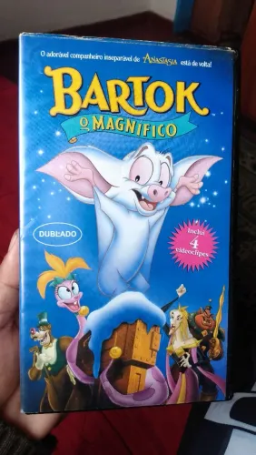 Fita VHS Bartok o magnífico dublado ótimo estado