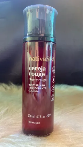 Body Splash Desodorante Colônia Nativa Spa Cereja Rouge 200ml