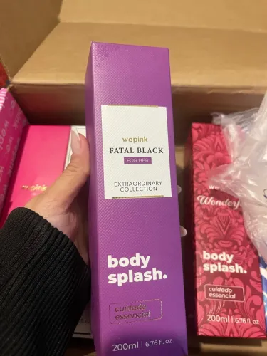 Kit 6 produtos wepink (body splash/body crema)