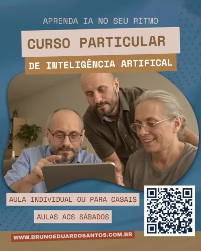 Curso Particular de IA em Blumenau especial para terceira idade.