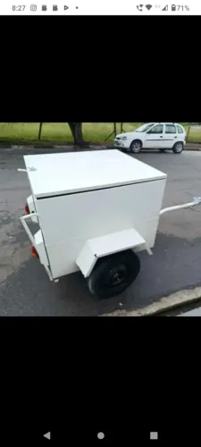 Carretinha bauzinho não tem placa e Nei nota precisa fazer aceito proposta