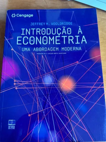 Livro Jeffrey M. Wooldridge: Introdução à Econometria