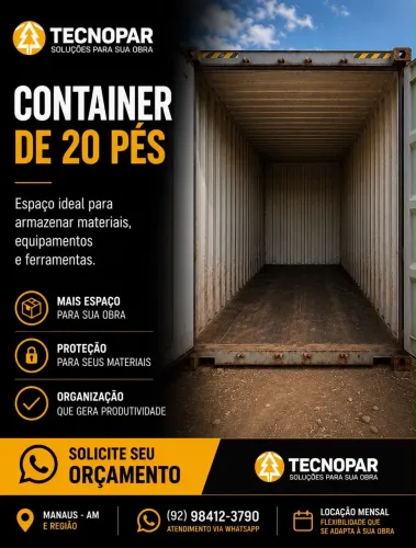 Container 20 pes Venda