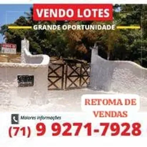 Lotes a venda em Coqueiros de Arembepe