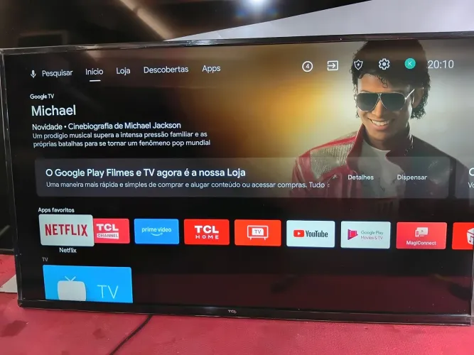 Smart tv TCL 43 polegadas 4k