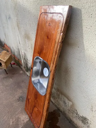 Bancada rústica para cozinha 