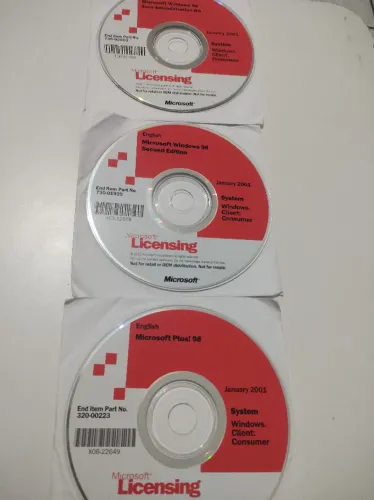 Cd Anos 90 Coleção original Windows 98 Kit Completo Original MSDN